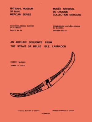 cover image of Archaic Sequence from the Strait of Belle Isle, Labrador